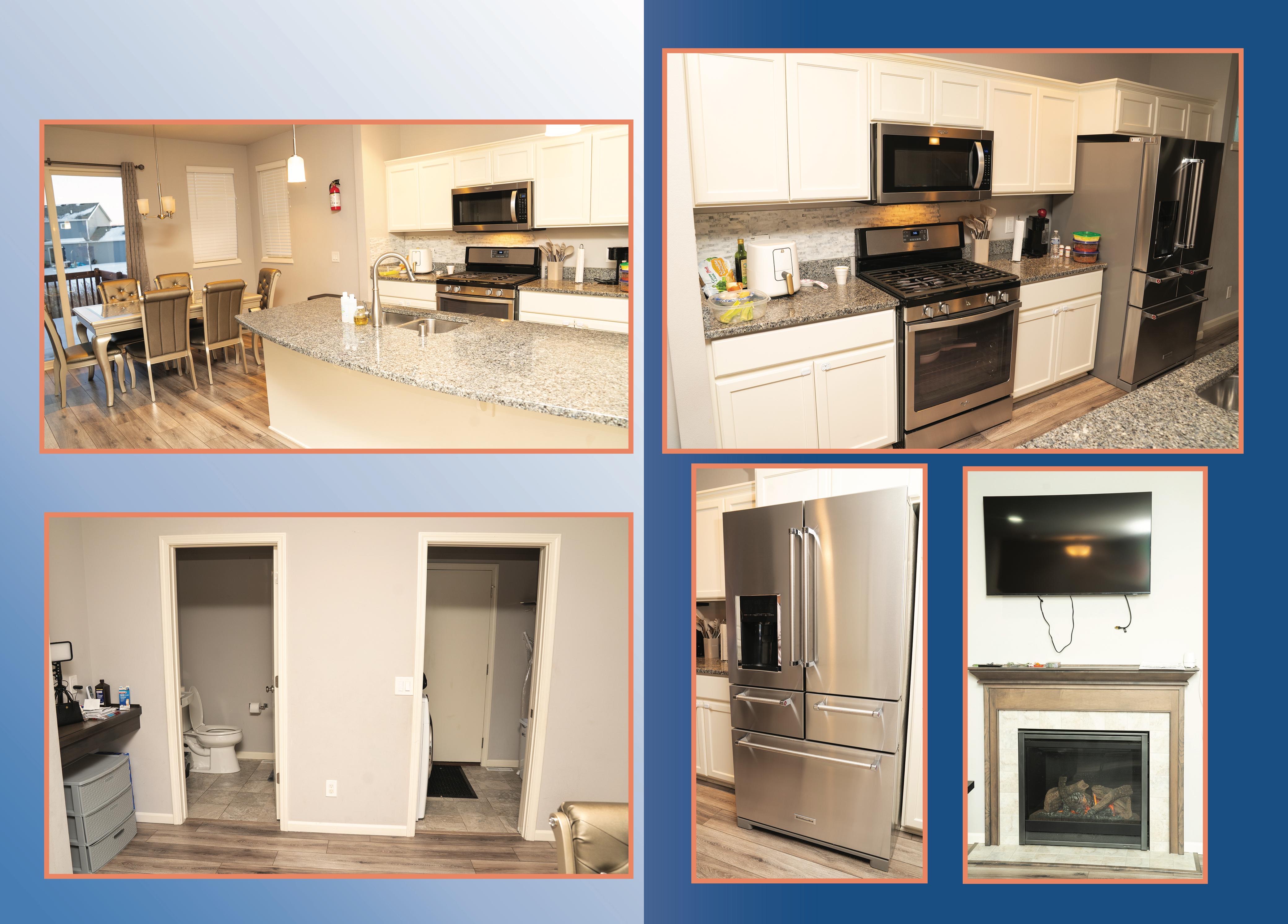 1487 Thoreau Drive - Kitchen, living and dining